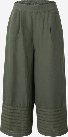 Pepe Jeans Zvonové kalhoty Kalhoty 'Feva' – zelená: přední strana