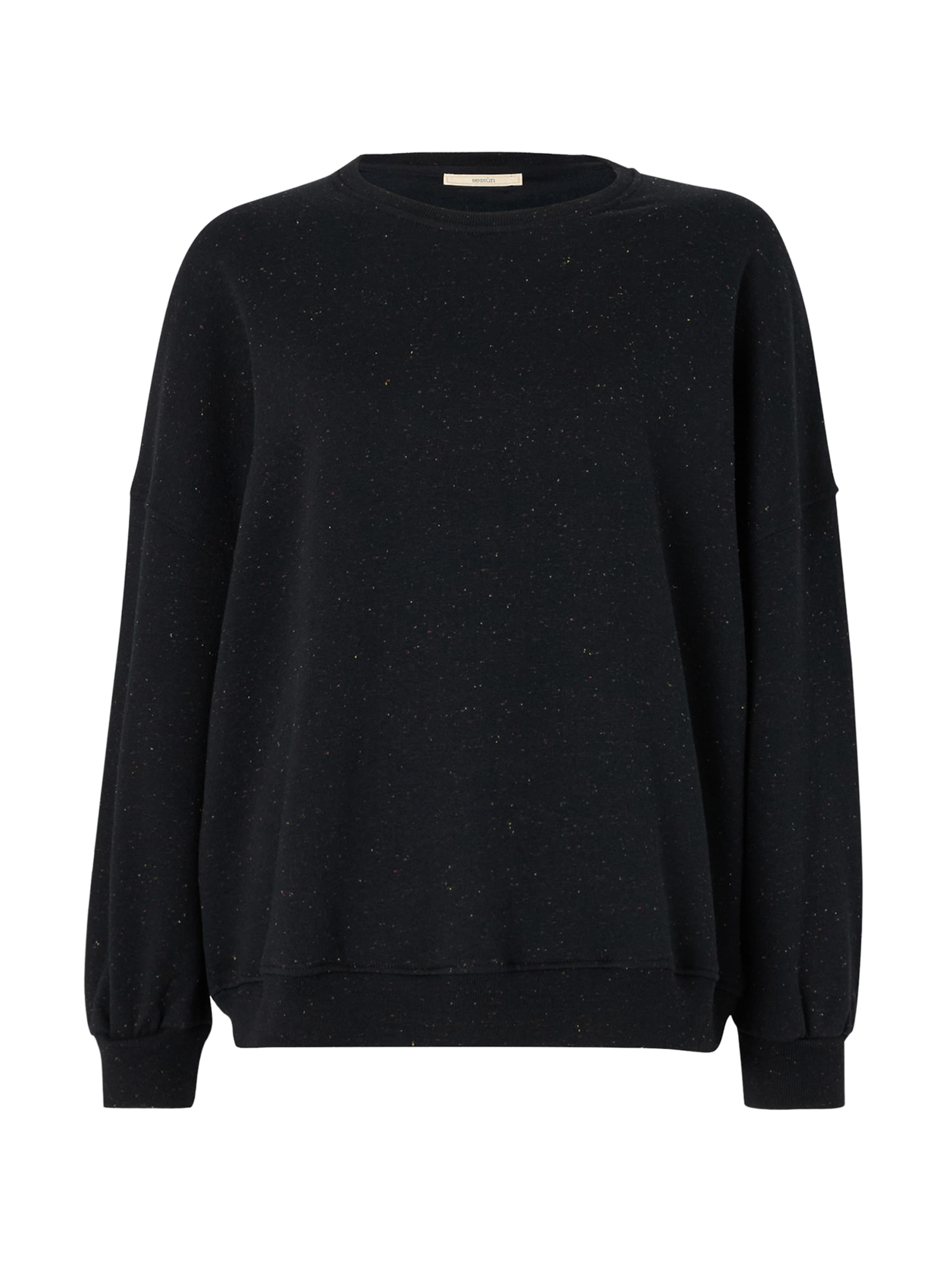 sessun Sweatshirt 'CHEBBI' in Schwarz: Vorderseite