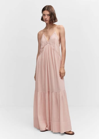 MANGO Kleid 'BELLA' in Pink: predná strana