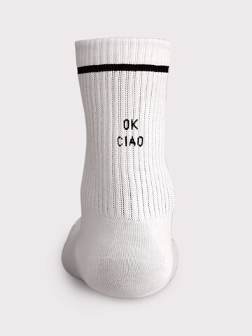 Made by Nami Socks 'Besatzung' in White