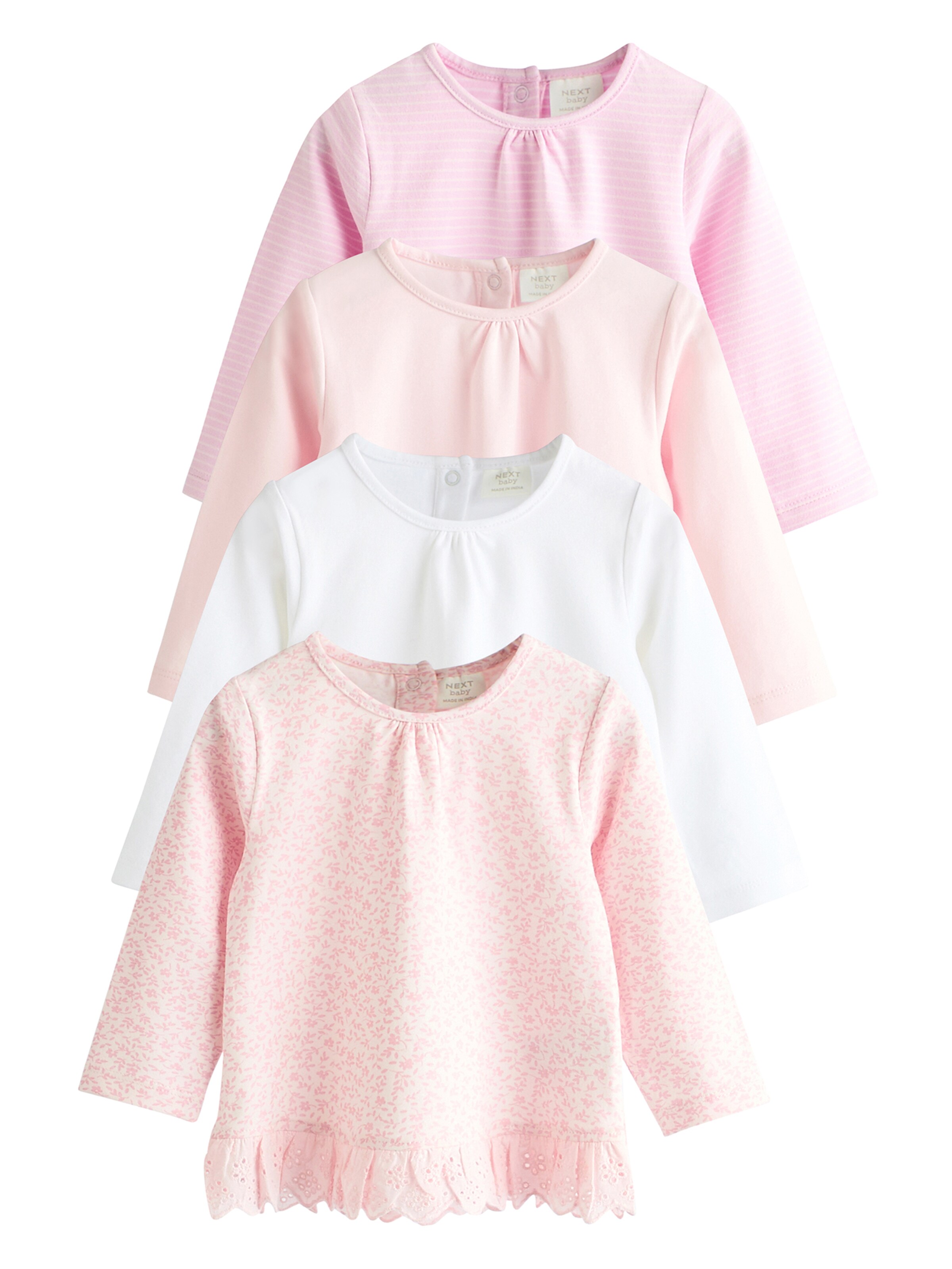 Next Shirt in Roze: voorkant