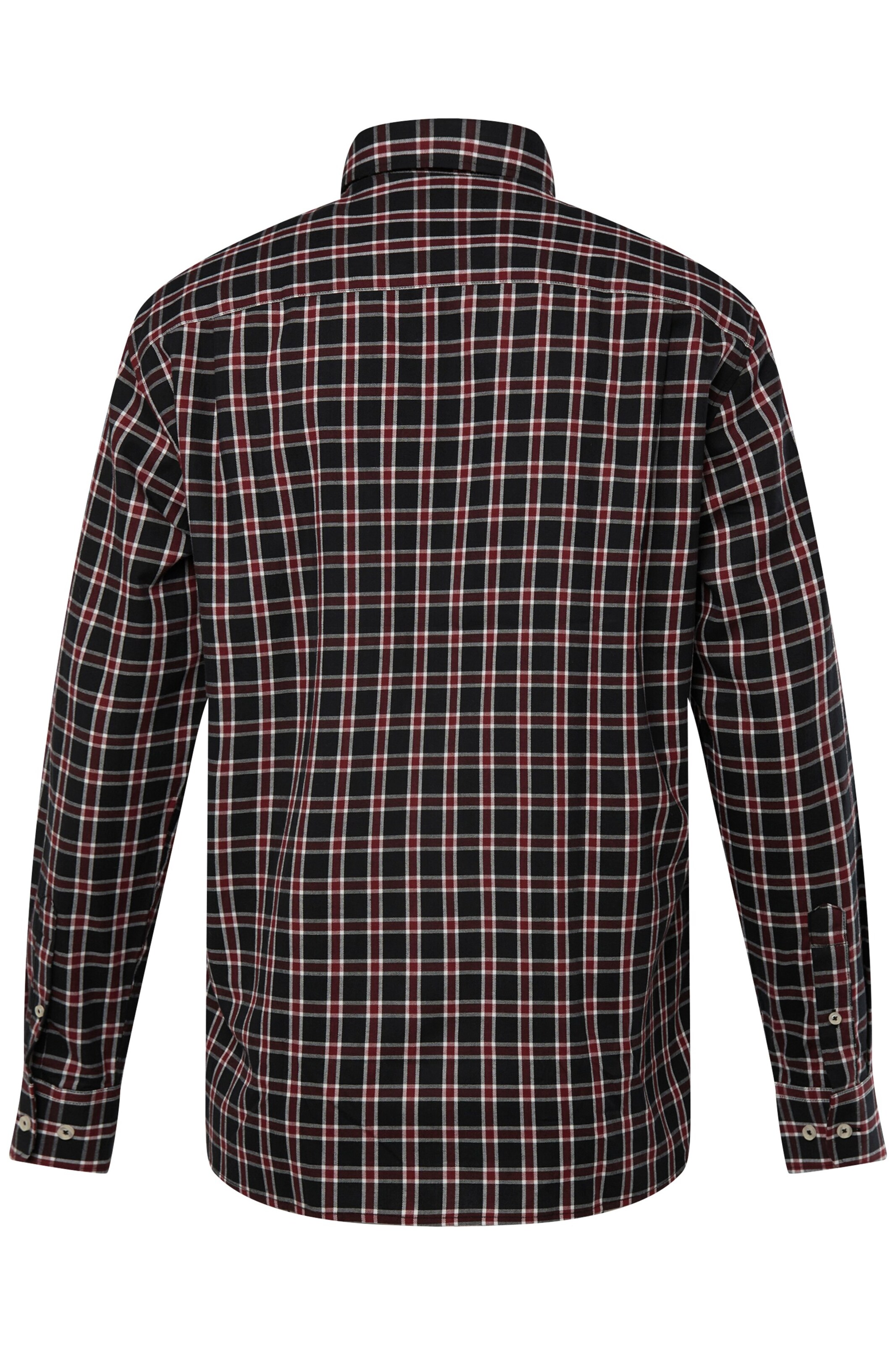 Boston Park Regular Fit Hemd in Schwarz