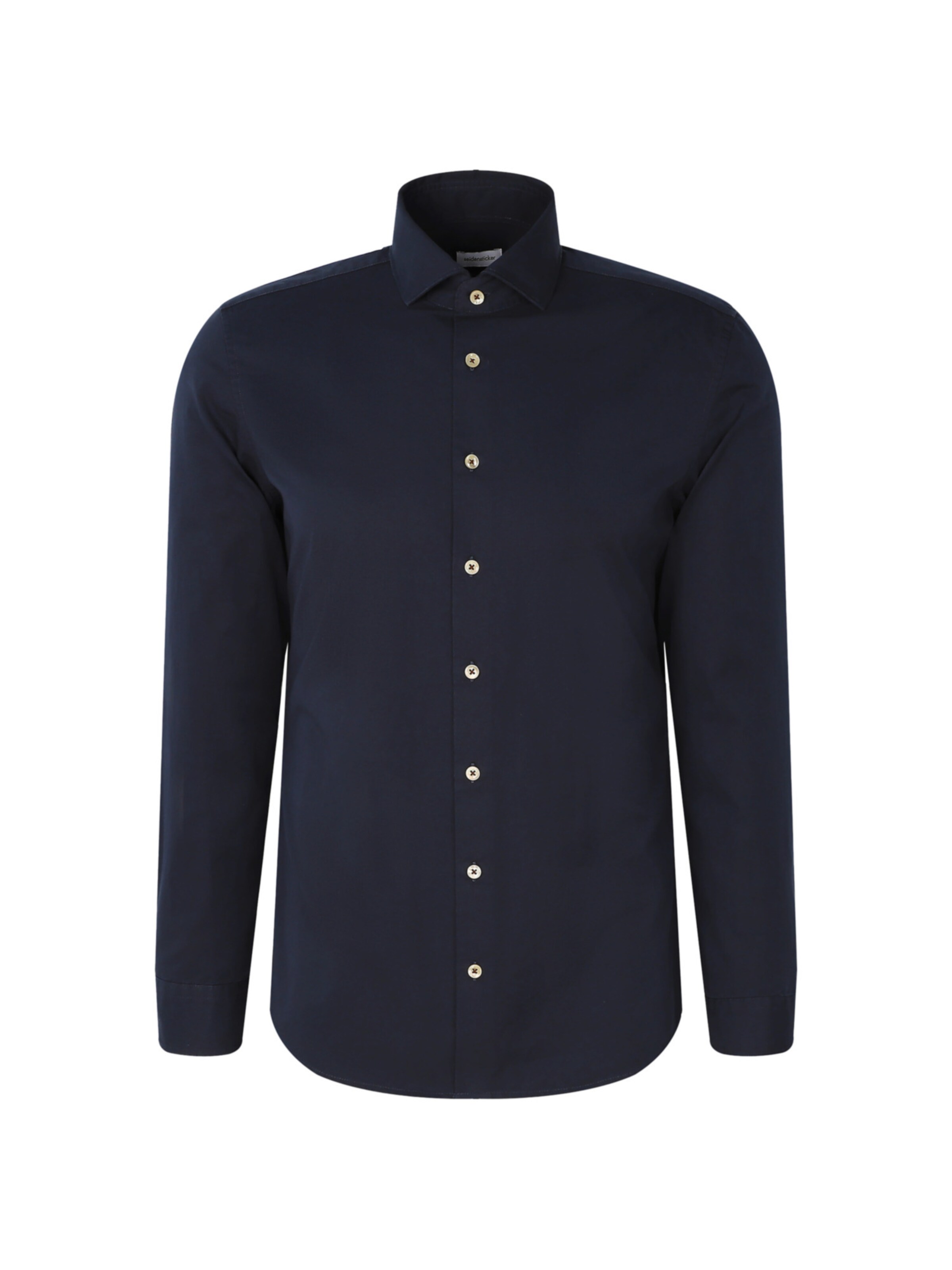 SEIDENSTICKER Slim Fit Hemd in Blau: Vorderseite