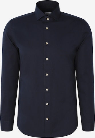 SEIDENSTICKER Slim Fit Hemd in Blau: Vorderseite