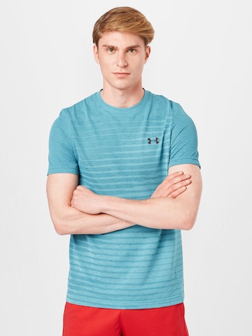 UNDER ARMOUR Functioneel shirt in Blauw: voorkant