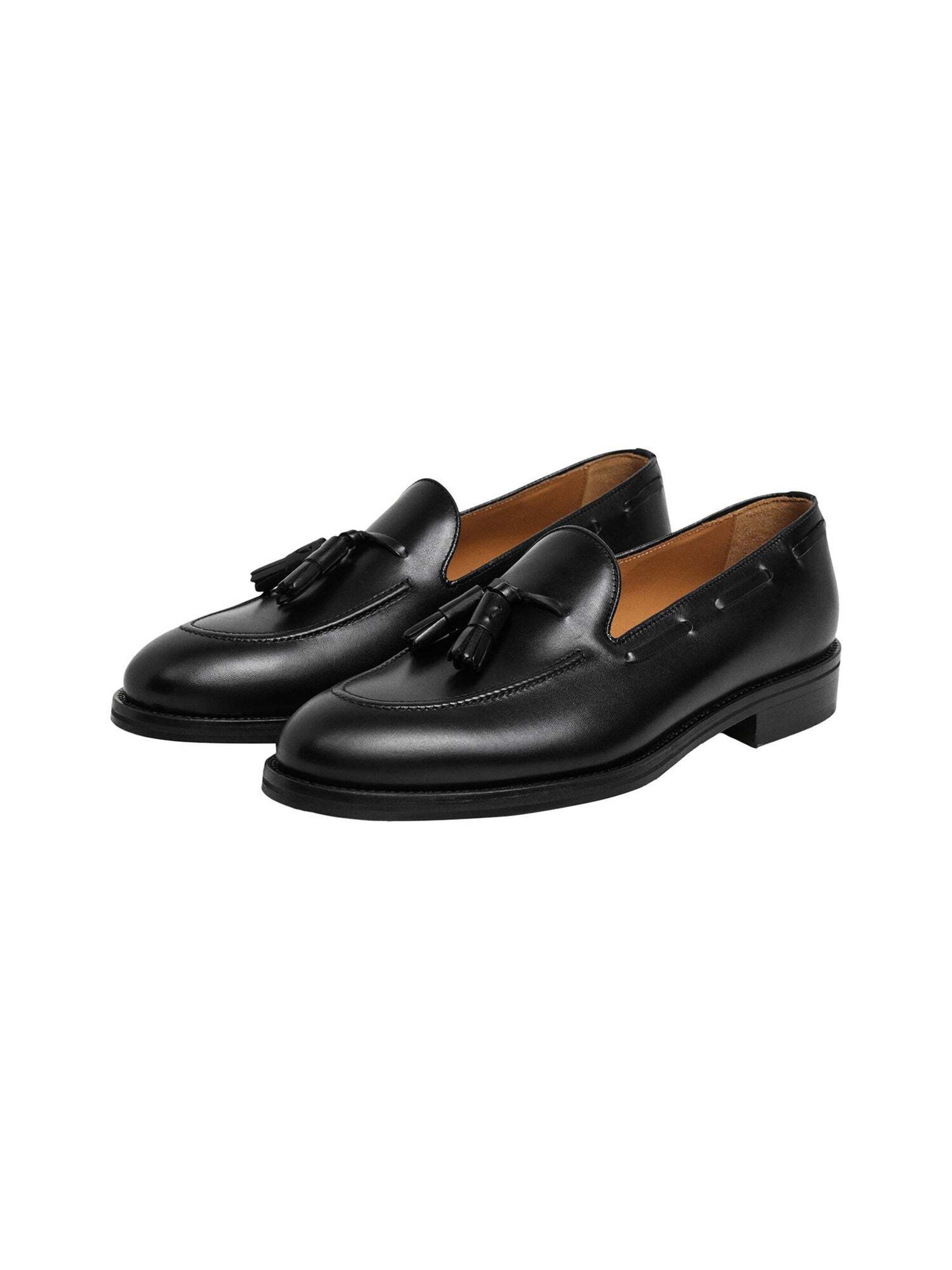 Hackett London Moccasins in Black