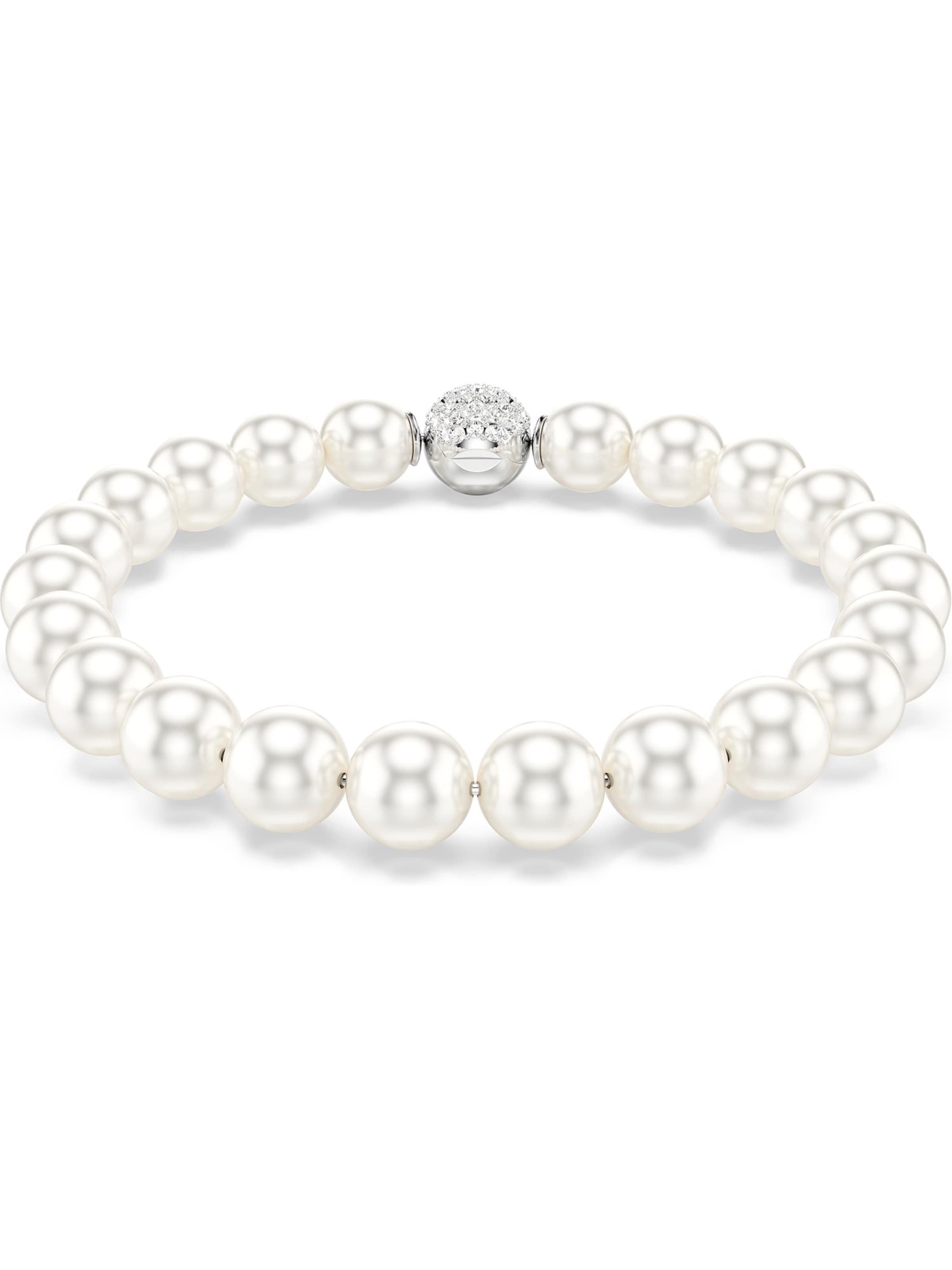 Bracelet 'Matrix' Swarovski en blanc : devant