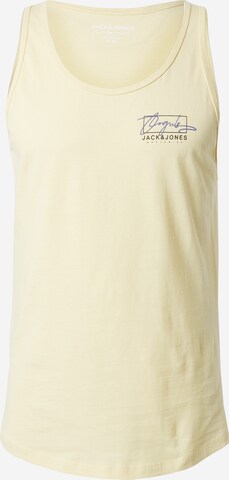 JACK & JONES Tričko – žlutá: přední strana