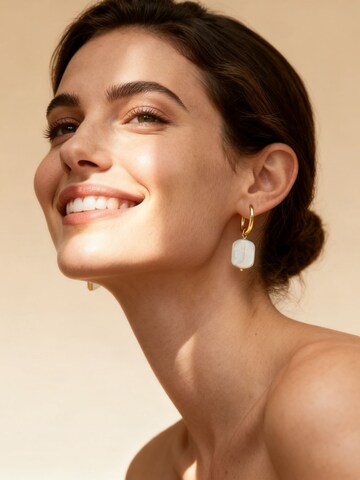 Nemomatheo Ohrringe 'Marea' in Weiß