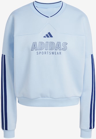 ADIDAS SPORTSWEAR Sportief sweatshirt 'TIRO' in Blauw: voorkant