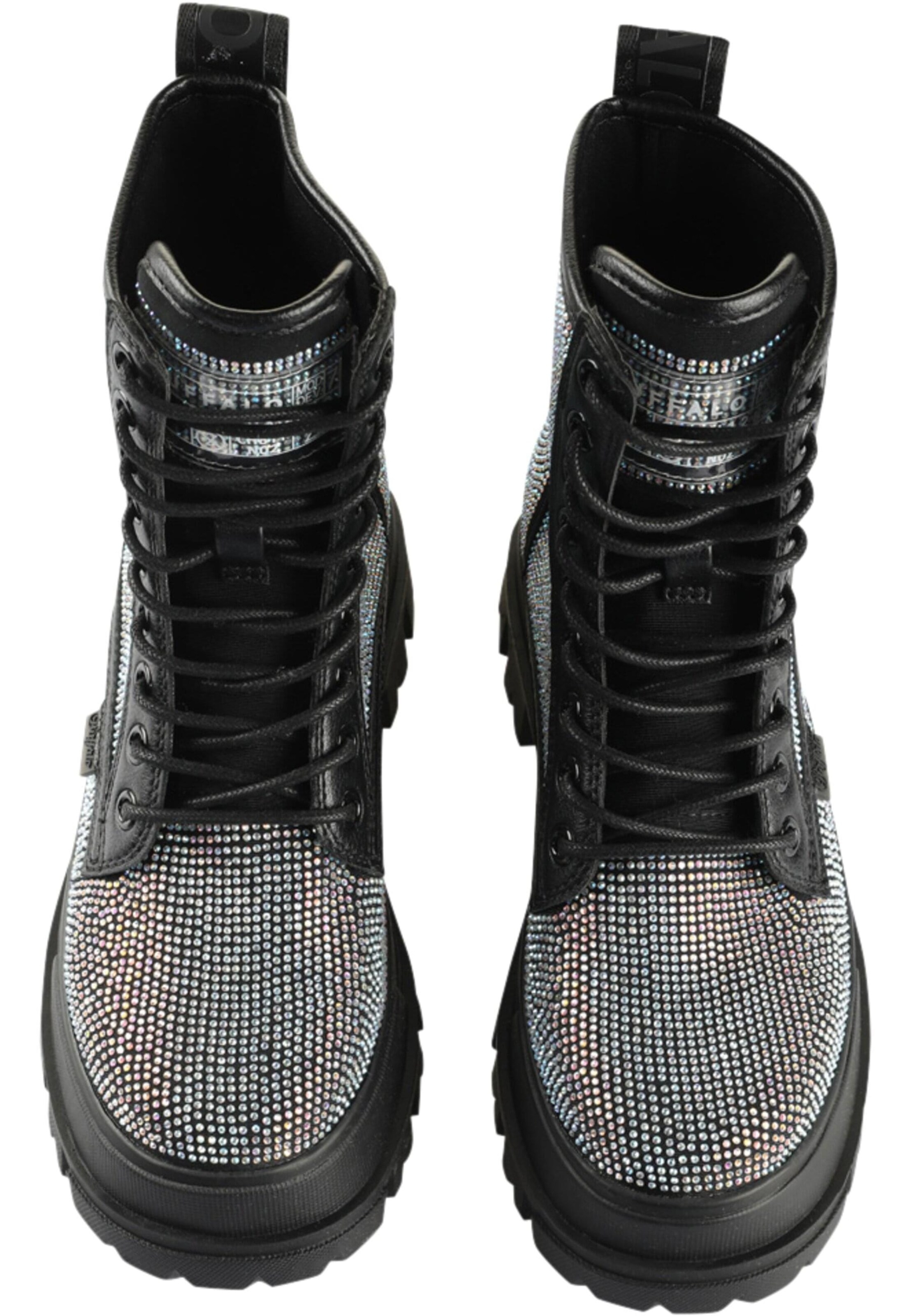 BUFFALO Paeltega poolsaabas 'Aspha', värv must