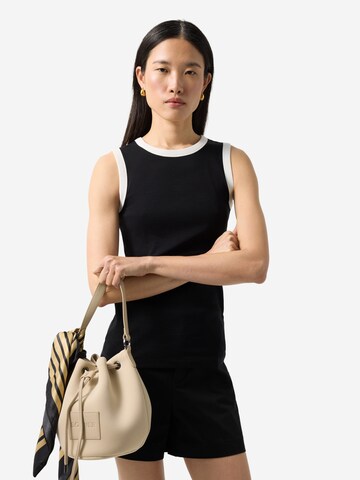 BOGNER Top 'Niki' in Schwarz: Vorderseite