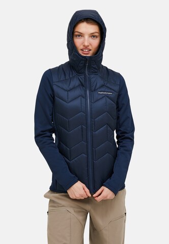 PEAK PERFORMANCE Funktionsjacke in Blau: Vorderseite
