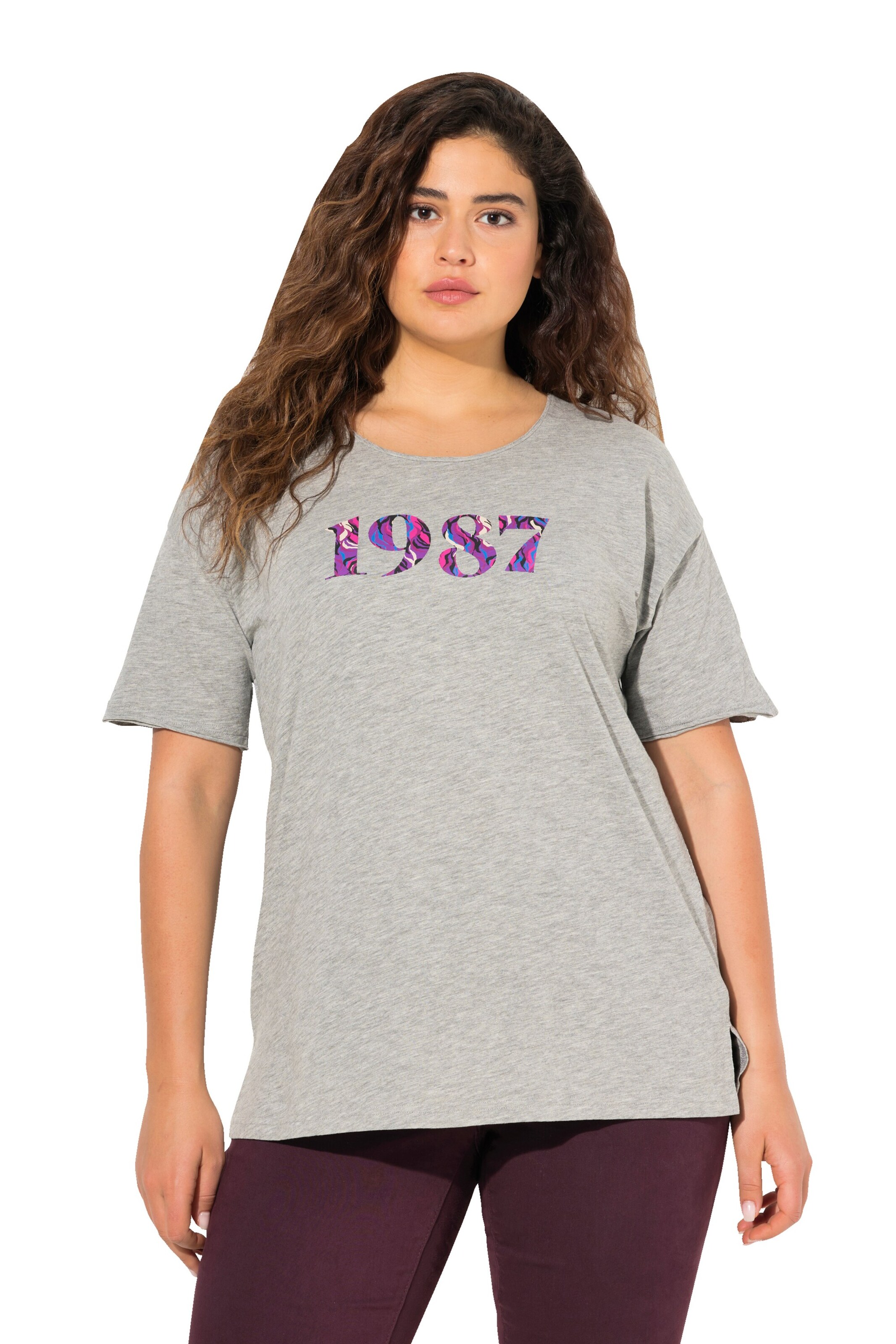 Ulla Popken Shirt in Grey: front