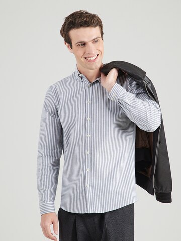 Lindbergh Regular fit Skjorta i blå: framsida