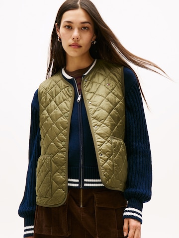 Gilet TOMMY HILFIGER en vert : devant