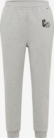 Carlo Colucci Tapered Sweathose 'Fabiano' in Grau: Vorderseite