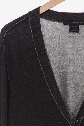 Calvin Klein Jeans Strickjacke S in Grau