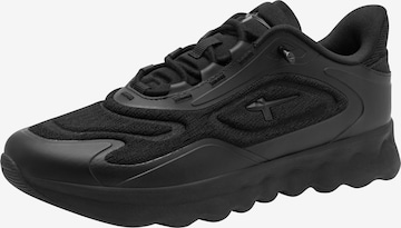 Baskets basses Tamaris en noir : devant