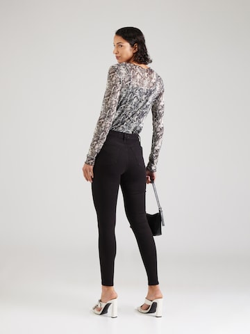 Coupe slim Jean 'JAMIE' TOPSHOP en noir