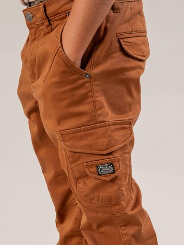 Effilé Pantalon 'Garden' Deeluxe en marron