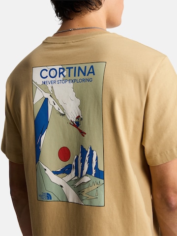 THE NORTH FACE Tričko 'Mountain Celebration' – zelená