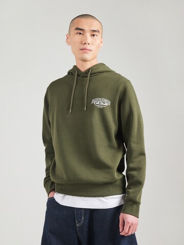 JACK & JONES Majica 'JJMAKOTO' | zelena barva: sprednja stran