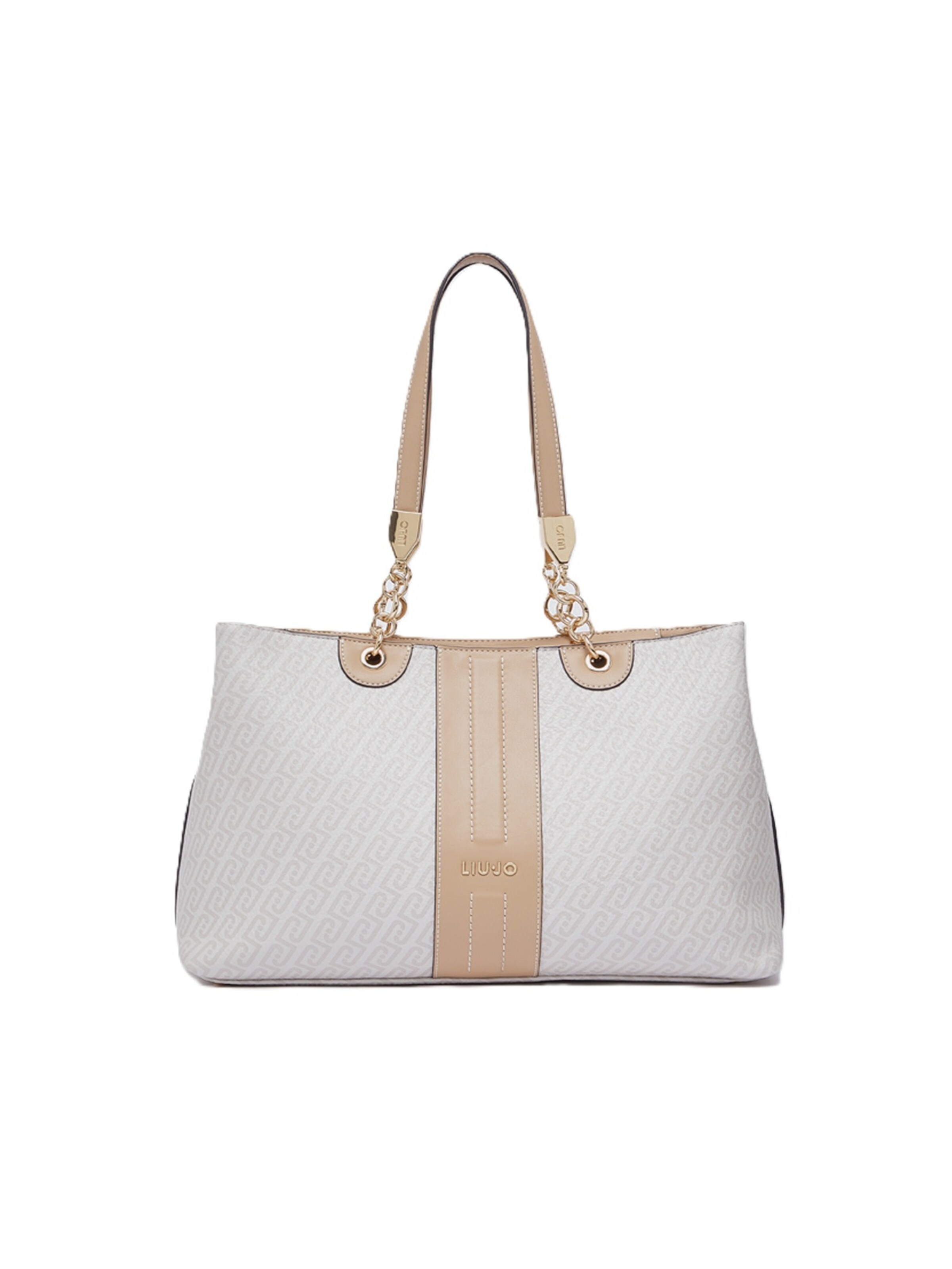Borsa a spalla 'AA6104 E1118' di Liu Jo in beige: frontale