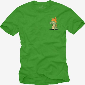 MAKAYA Shirt in Grün: Vorderseite