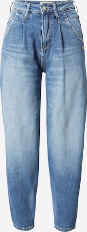 Tapered Jeans con pieghe 'Silvia' di Gang in blu: frontale