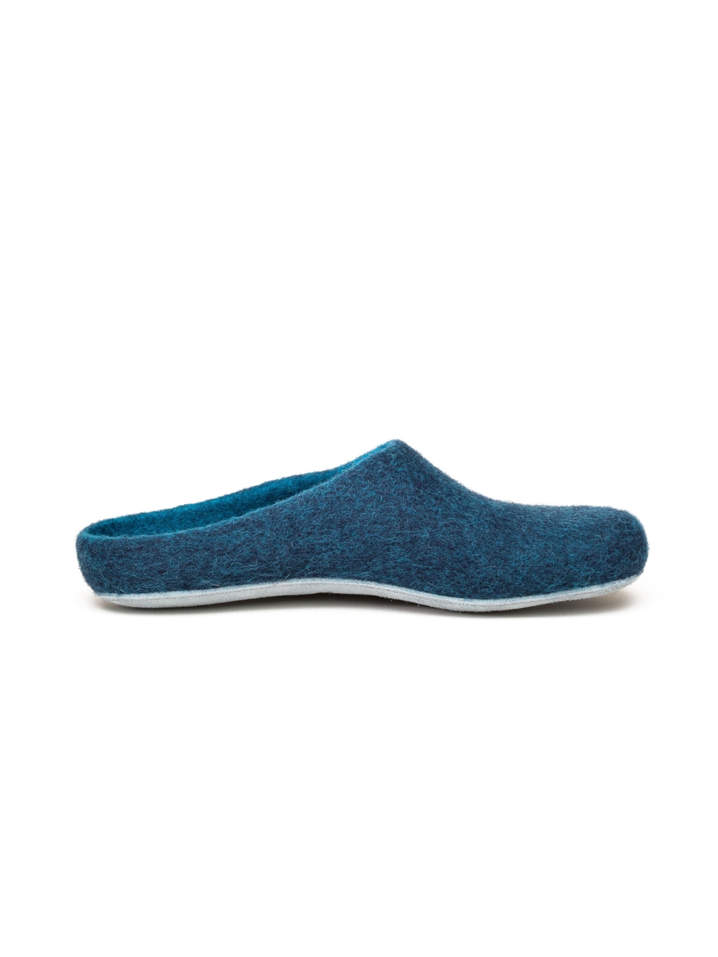 MagicFelt Slippers 'Filzpantoffel AP 701' in Blue