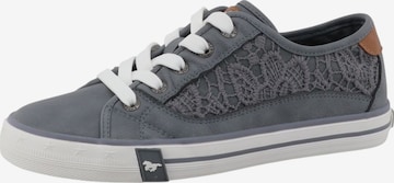 MUSTANG Nizke superge | modra barva: sprednja stran