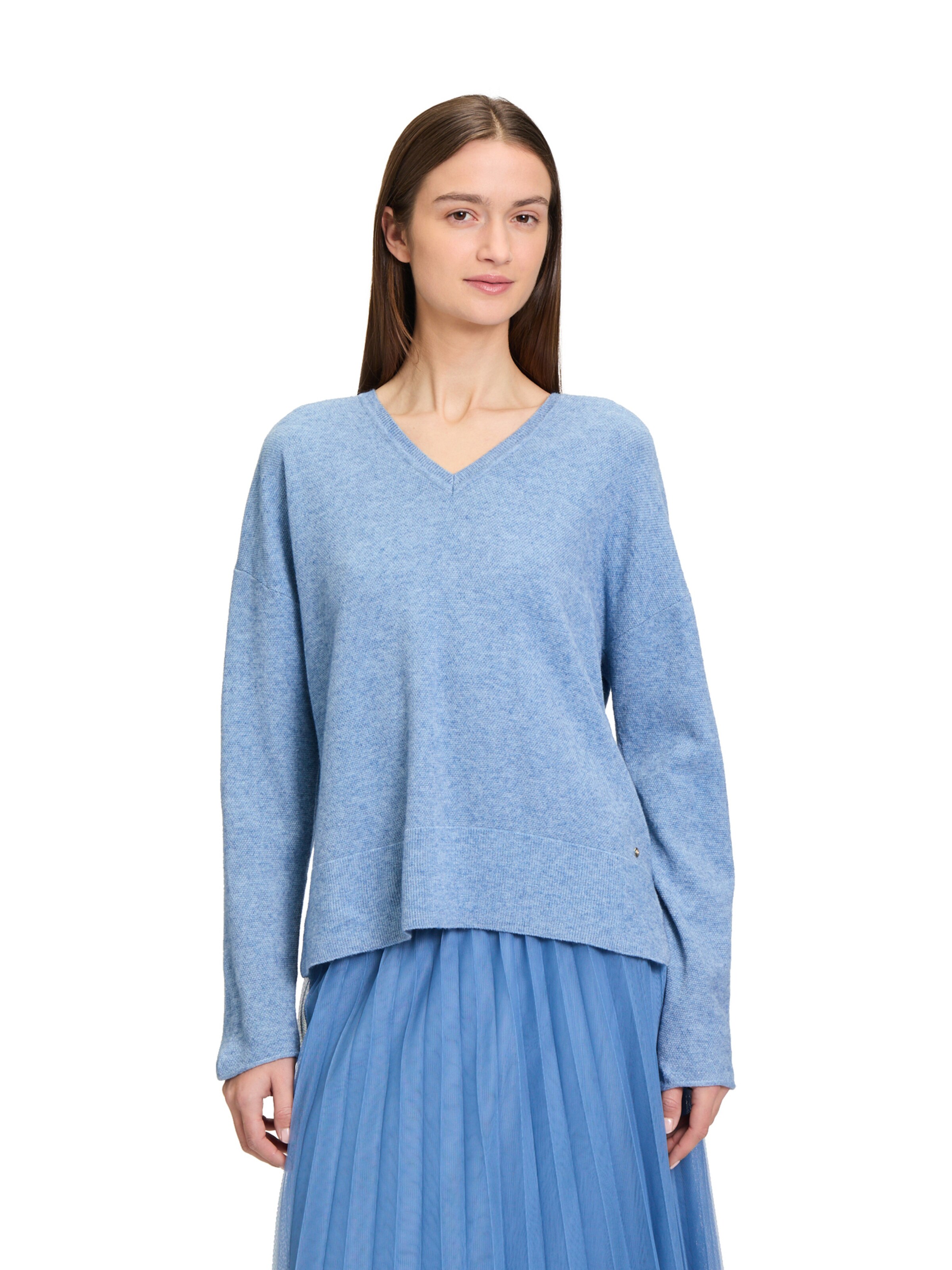 Betty & Co Sweater in Blue: front