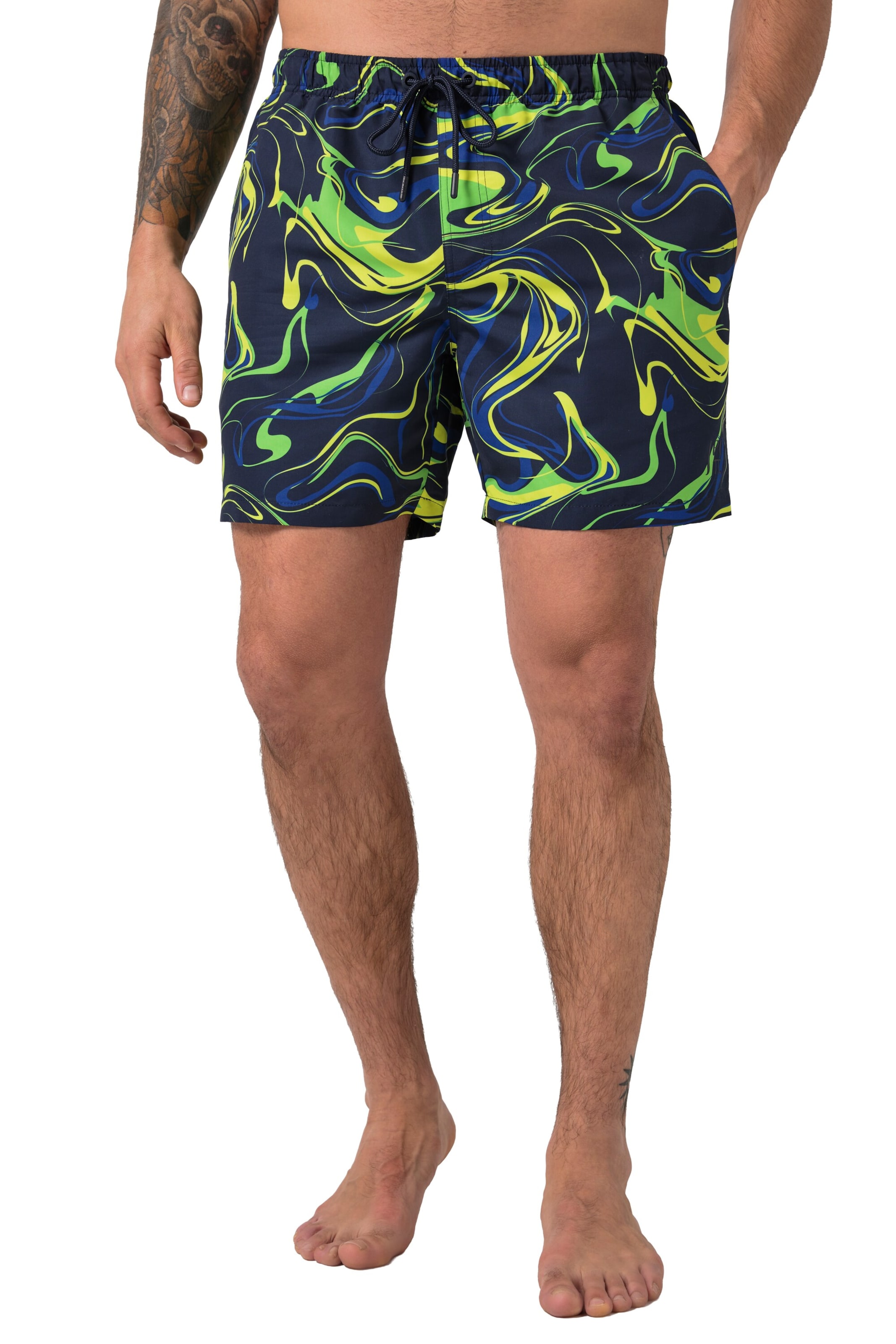 JAY-PI Zwemshorts in Blauw: voorkant