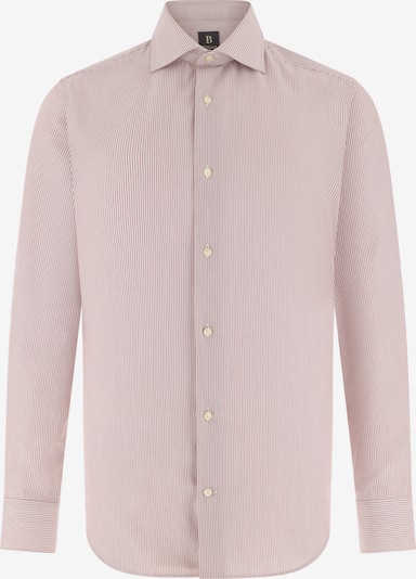 Marškiniai iš Boggi Milano, spalva – burgundiško vyno spalva / balta, Prekių apžvalga