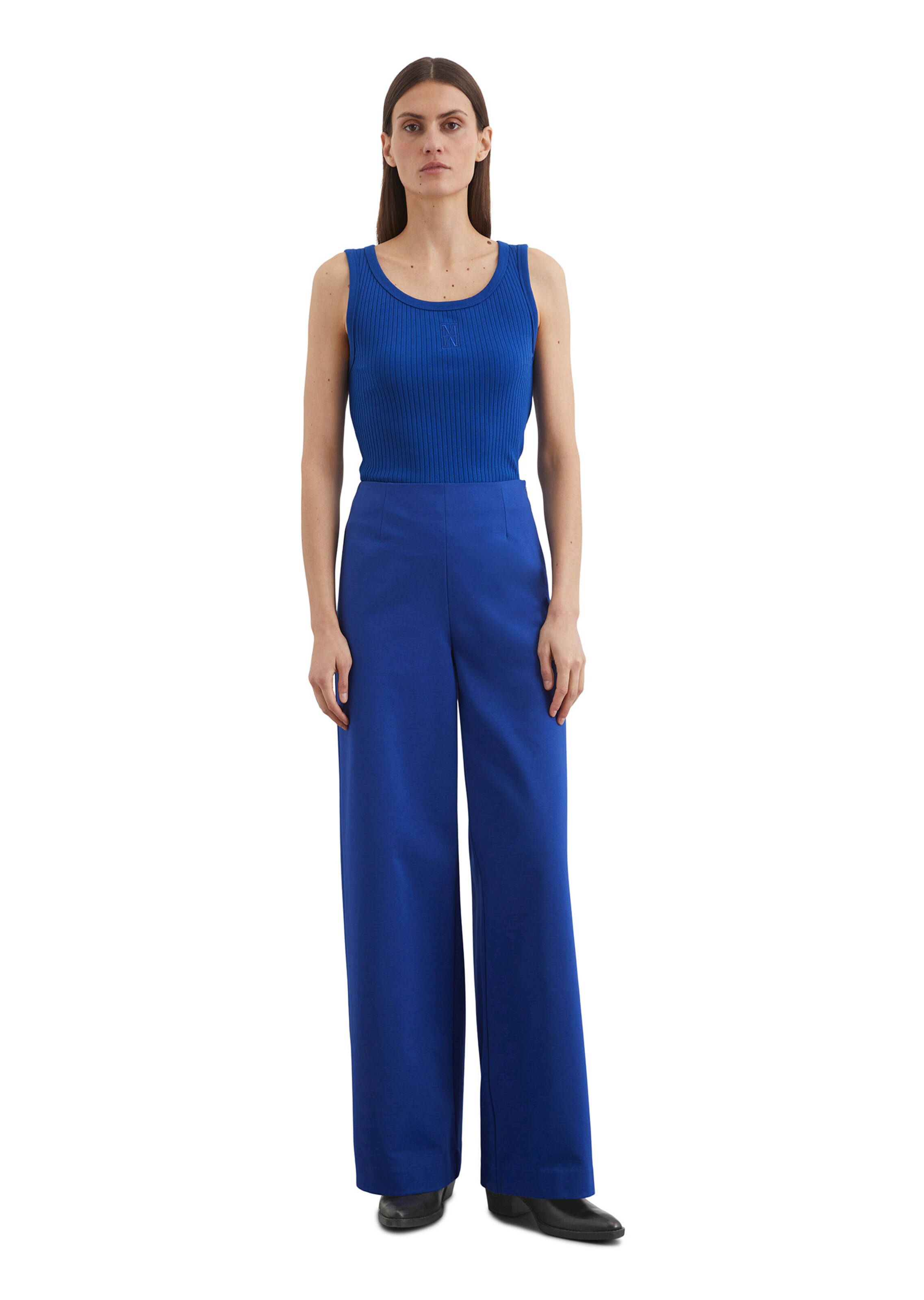 Marc O'Polo Wide leg Pants in Blue