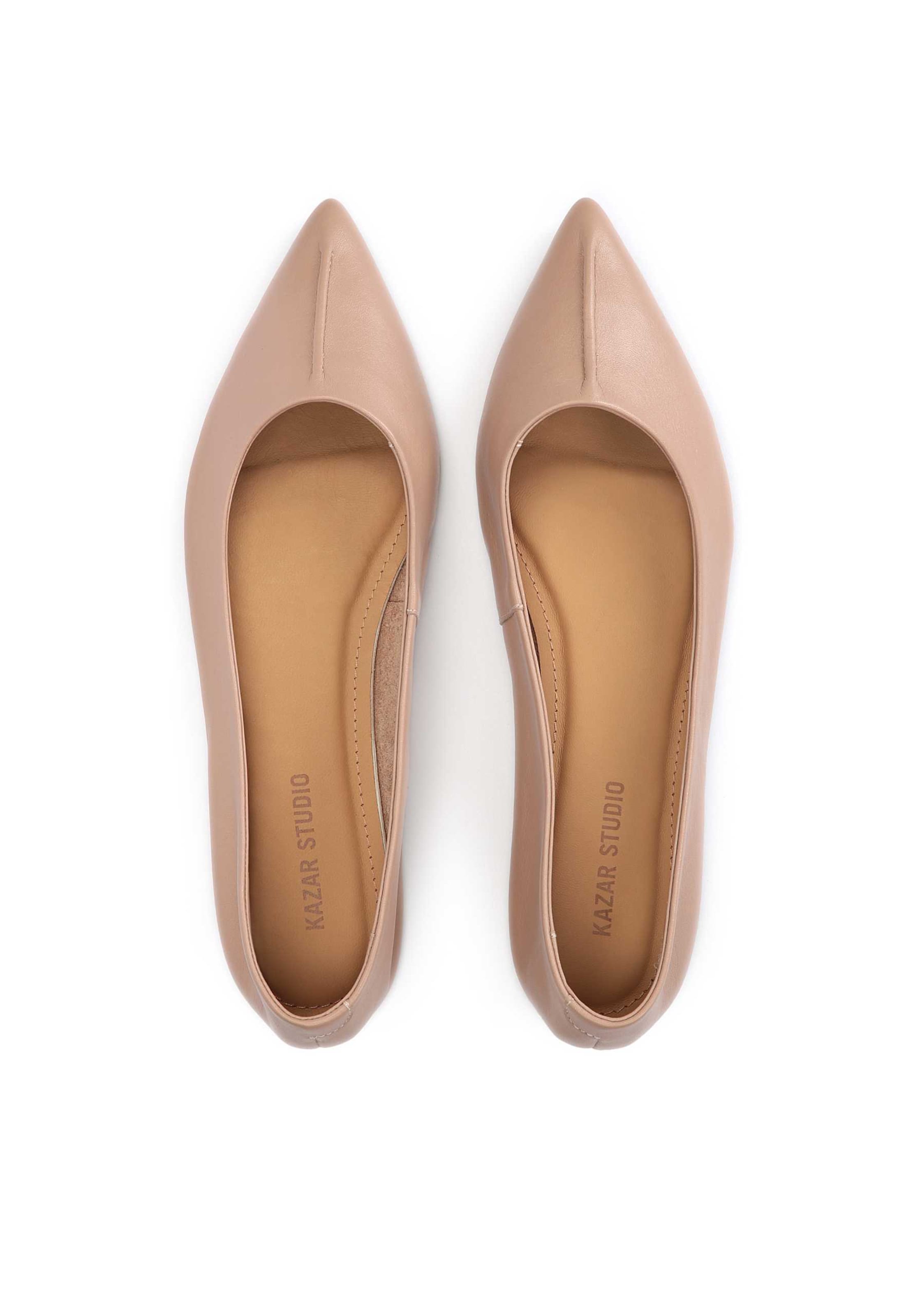 Kazar Studio Ballerina i beige