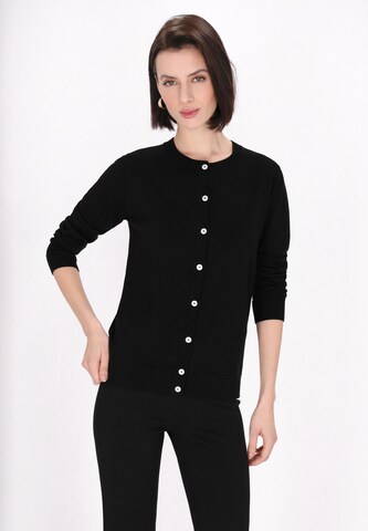 usha BLACK LABEL - Cárdigan en negro: frente