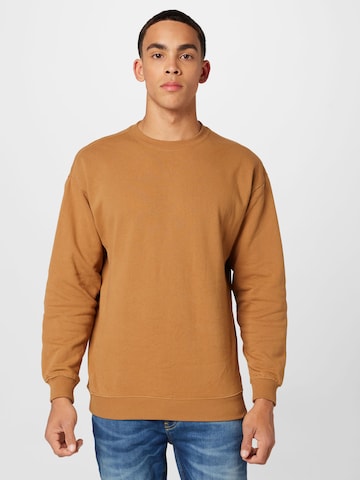 Cotton On - Sweatshirt em castanho: frente