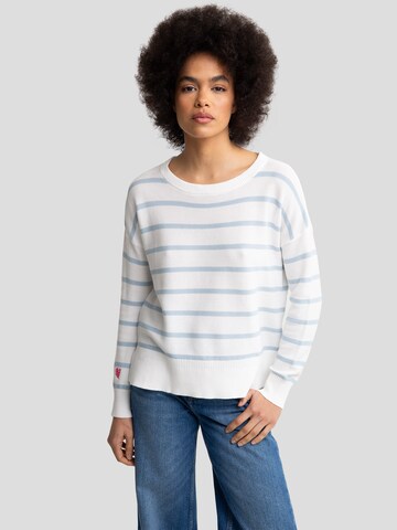 BIG STAR Pullover 'Heartelia' in Weiß: Vorderseite