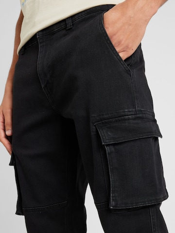 Only & Sons - Tapered Calças de ganga cargo 'CAM STAGE' em preto