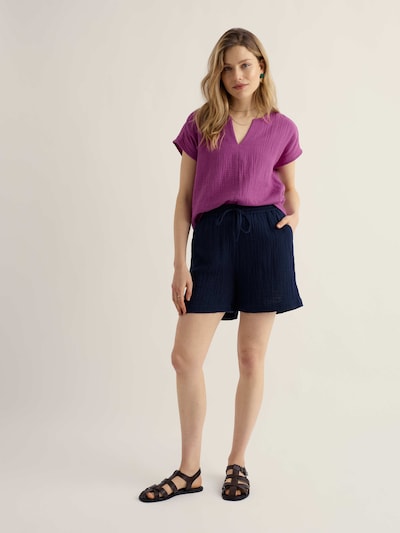 Pantaloni 'Tide Flow' pe 36 Seasalt Cornwall pe albastru marin, Vizualizare produs