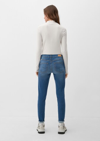 QS Skinny Jeans i blå