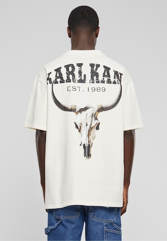 Karl Kani - Camisa em branco: frente