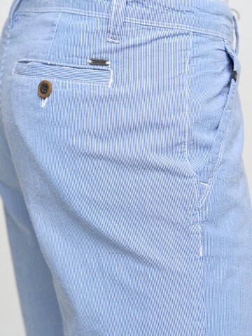 BIG STAR Regular Chino Pants 'Gusto' in Blue