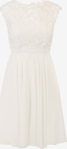 Robe de cocktail Kraimod en blanc : devant