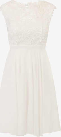 Robe de cocktail Kraimod en blanc : devant