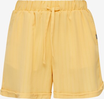 Regular Pantalon QS en jaune : devant