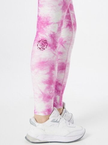 Skinny Leggings 'THUG' di RVCA in rosa