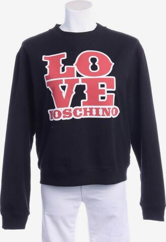 Love Moschino Sweatshirt & Zip-Up Hoodie in S in Black: front